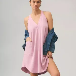 Daily Practice By Anthropologie The Carlie  V-Neck Mini Dress New With T…
