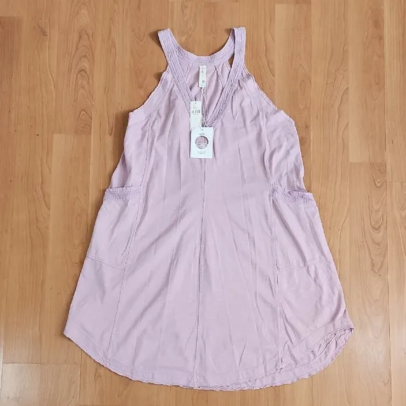 Daily Practice By Anthropologie The Carlie  V-Neck Mini Dress New With T…