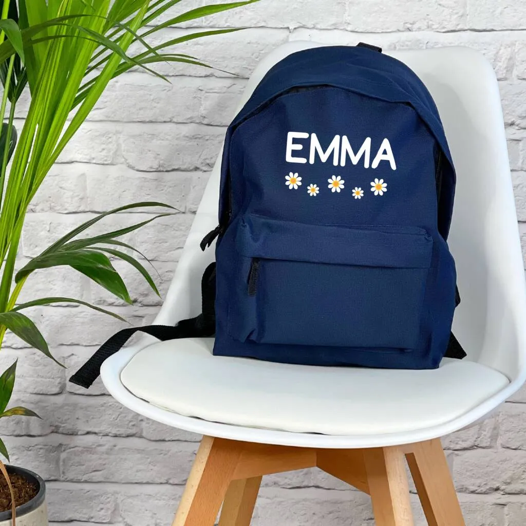 Daisy Personalised Girls Rucksack