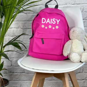 Daisy Personalised Girls Rucksack