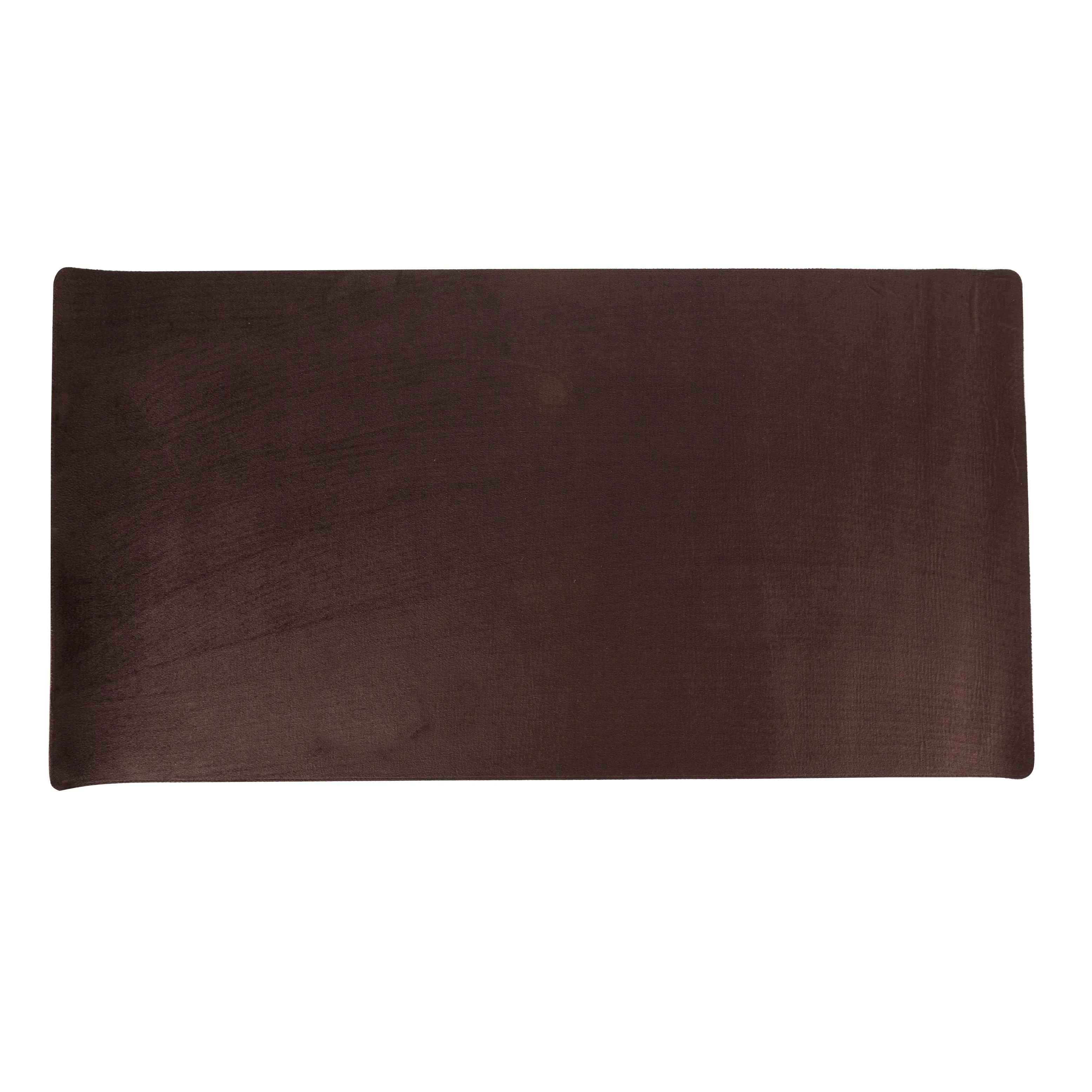 DelfiCase Genuine Dark Brown Leather Deskmat, Computer Pad, Office Desk Pad