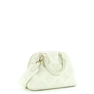 Designer Alma Handbag Bubblegram Leather BB