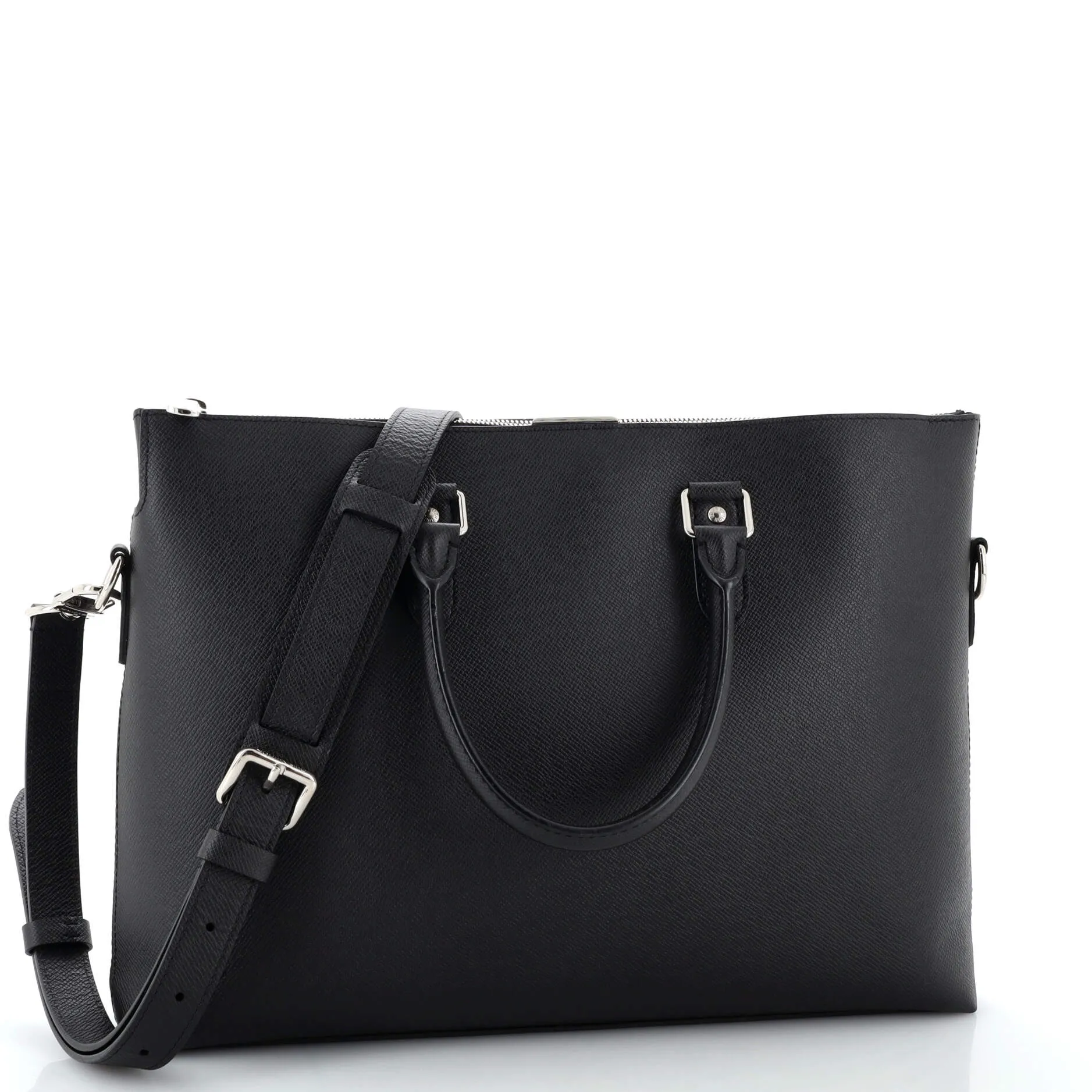 Designer Anton Soft Briefcase Taiga Leather