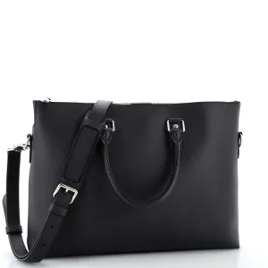 Designer Anton Soft Briefcase Taiga Leather