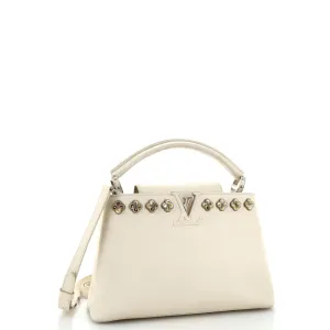 Designer Capucines Bag Leather with Embellished Detail PM