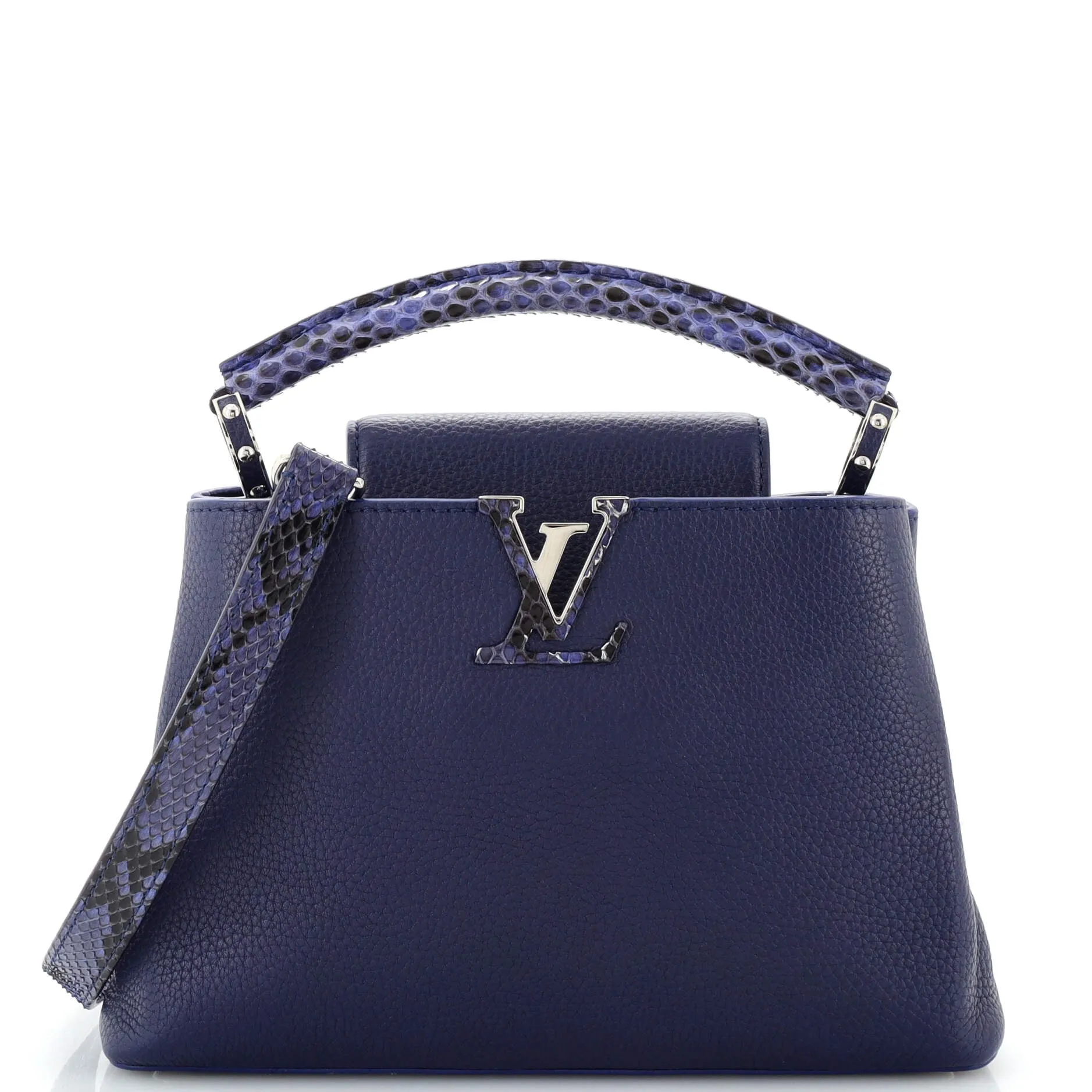 Designer Capucines Bag Leather with Python BB