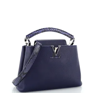 Designer Capucines Bag Leather with Python BB