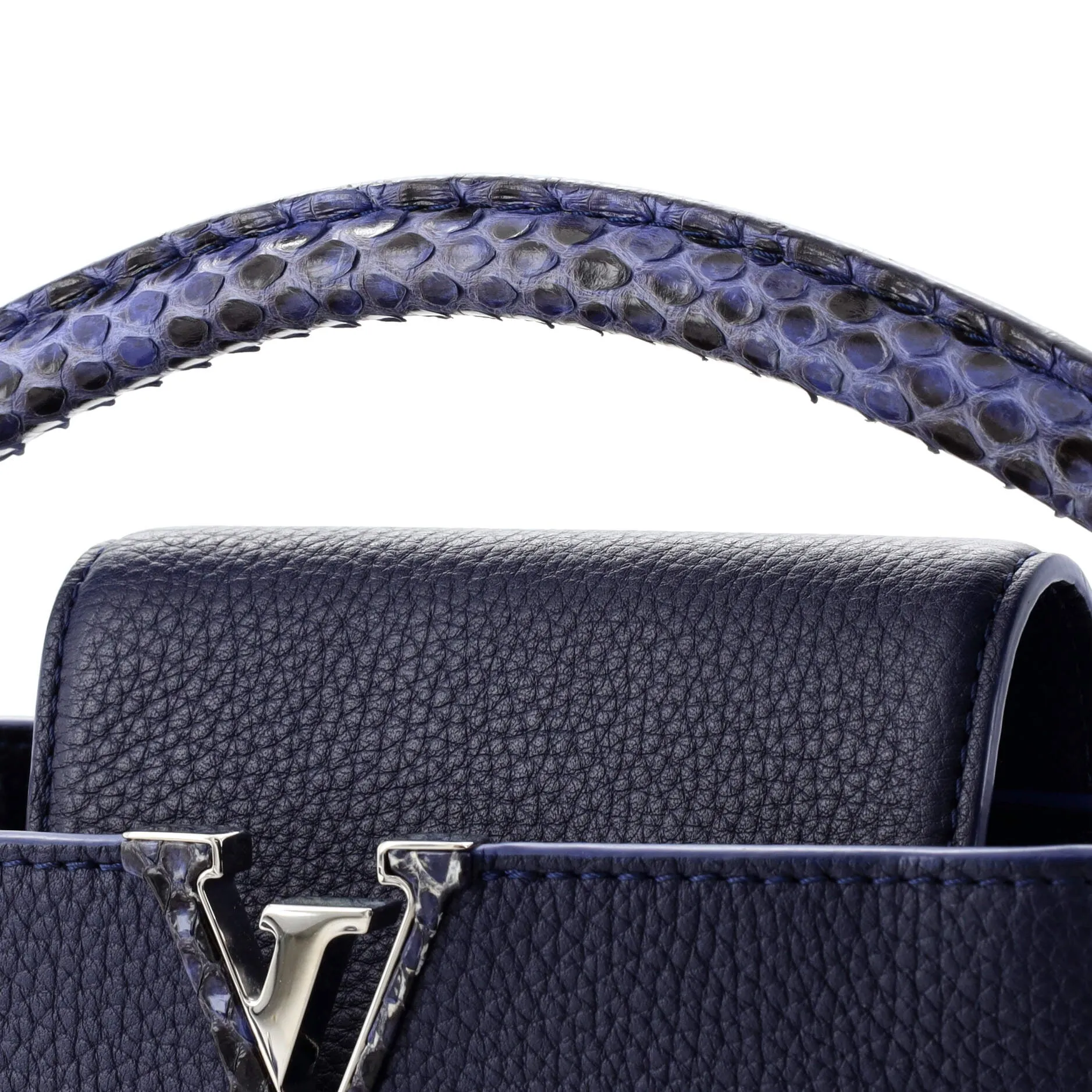 Designer Capucines Bag Leather with Python BB