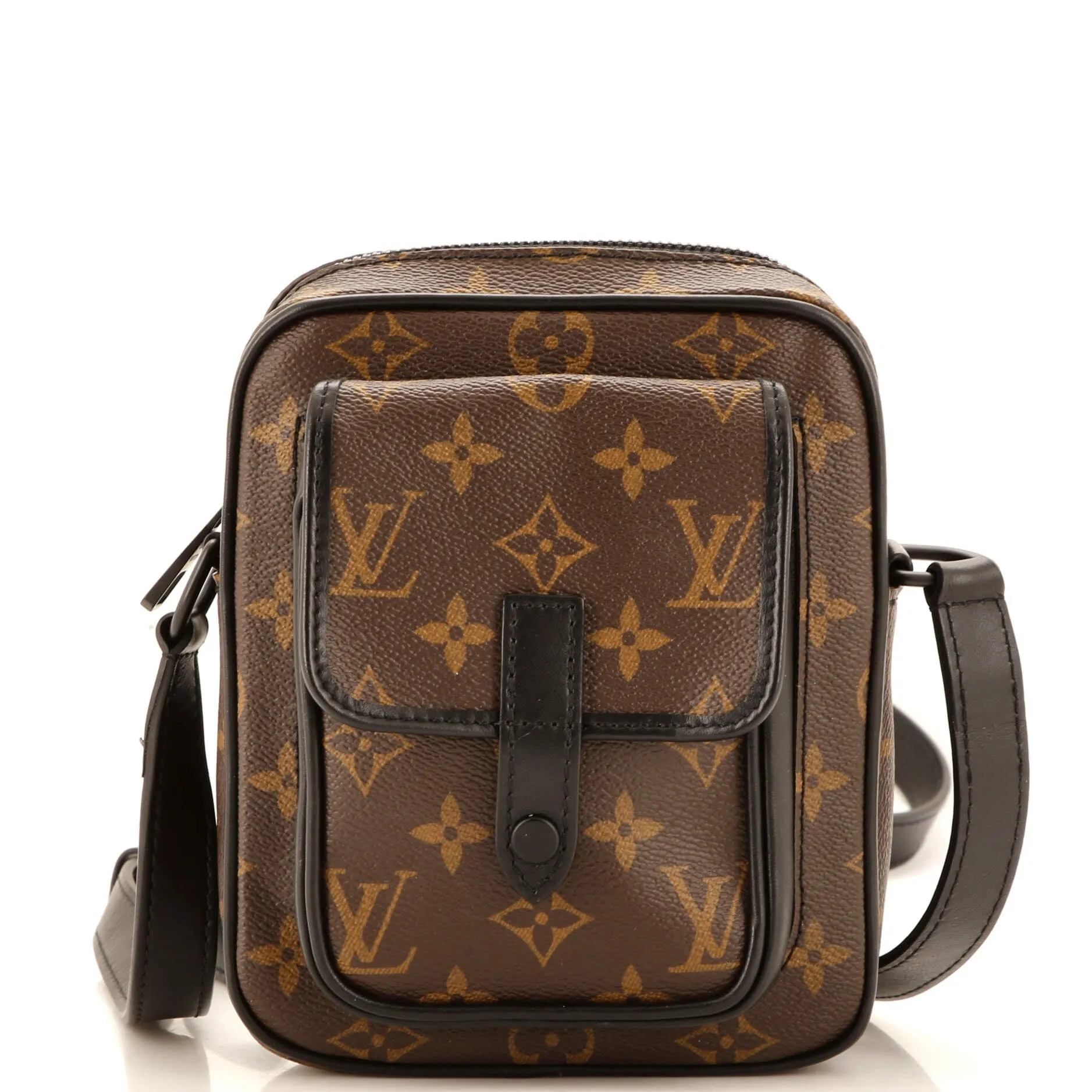 Designer Christopher Wearable Wallet Macassar Monogram Canvas
