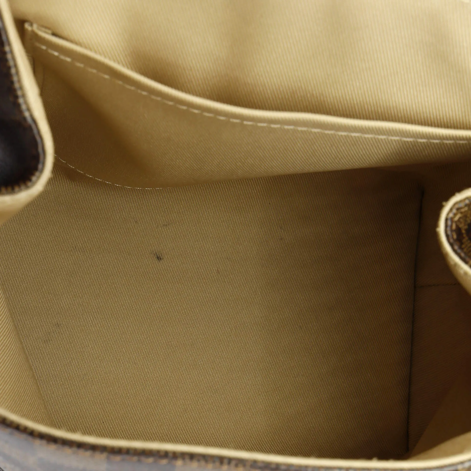 Designer Clapton Backpack Damier and Leather