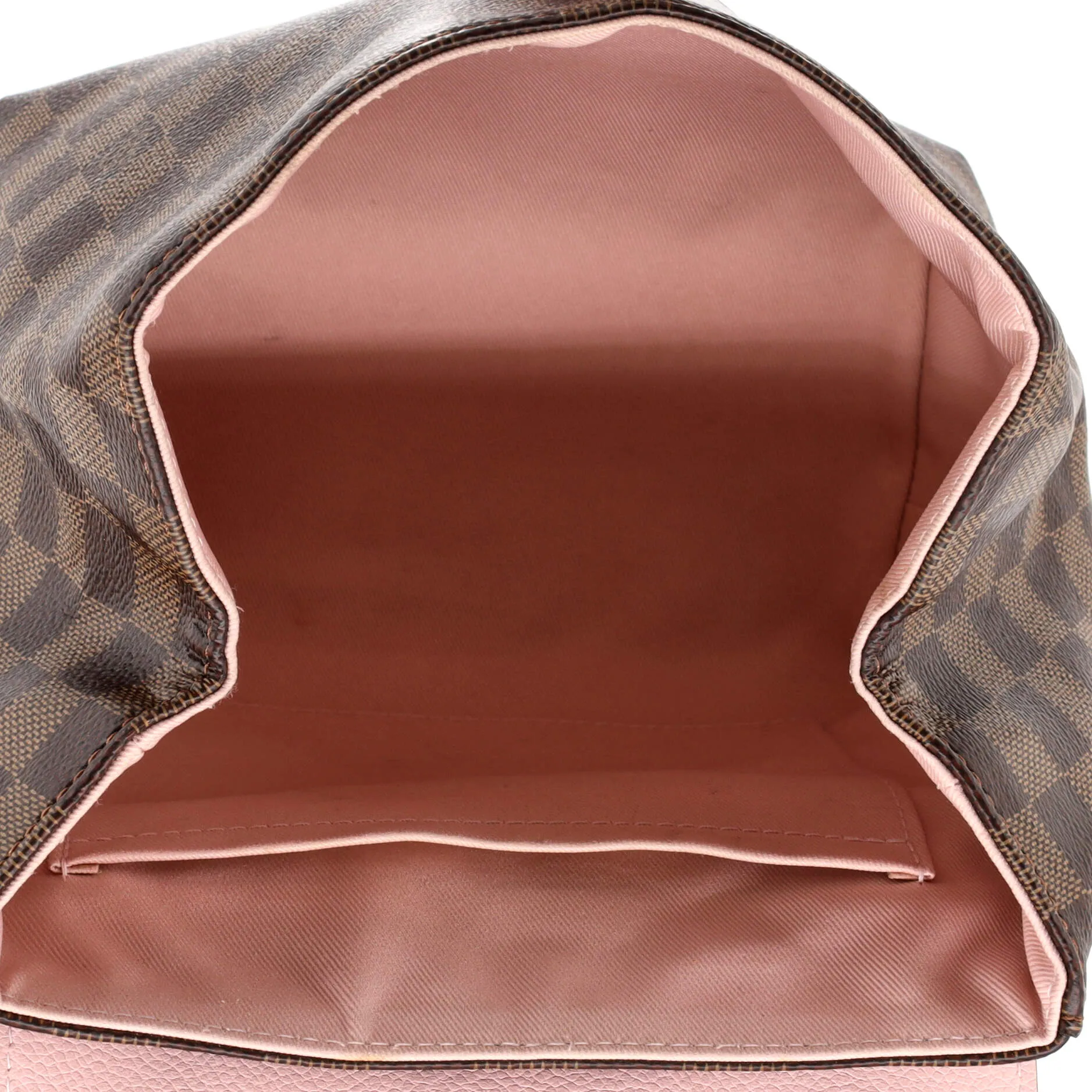Designer Clapton Backpack Damier and Leather