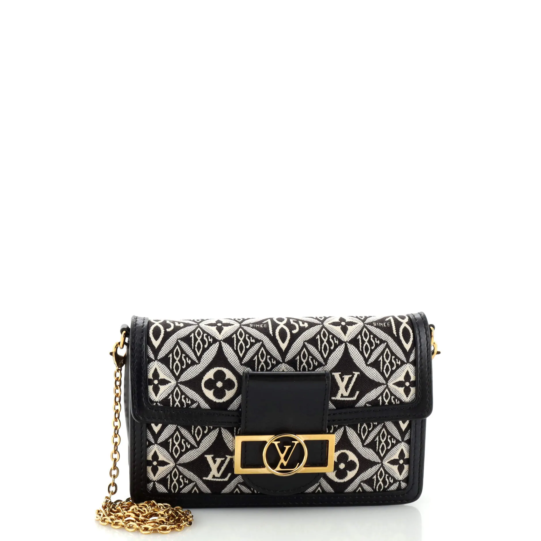 Designer Dauphine Chain Wallet Limited Edition Since 1854 Monogram Jacquard