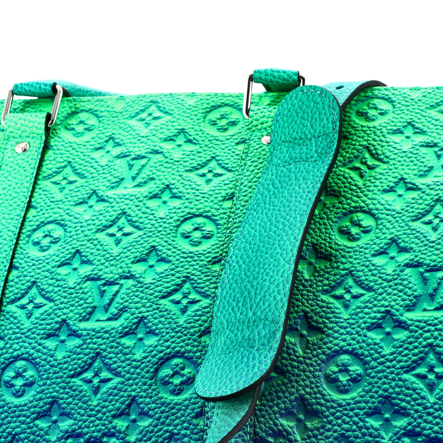Designer Keepall Tote Limited Edition Illusion Monogram Taurillon Leather