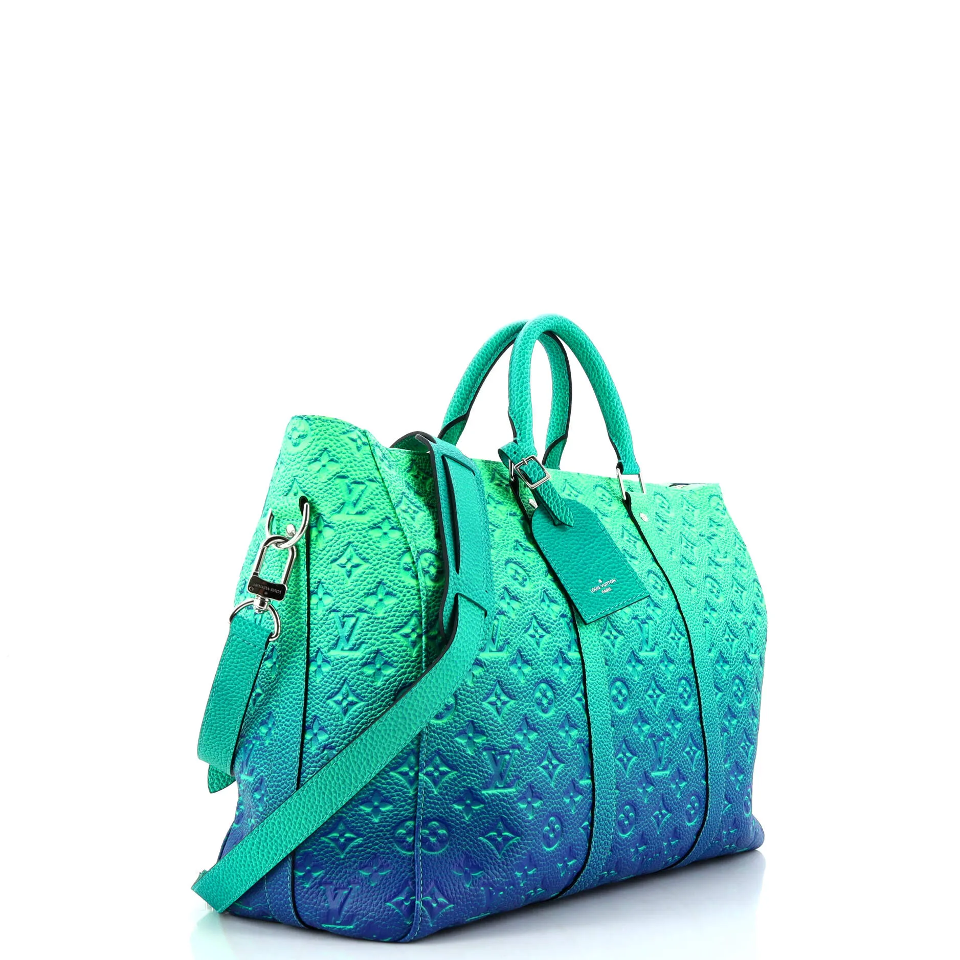 Designer Keepall Tote Limited Edition Illusion Monogram Taurillon Leather