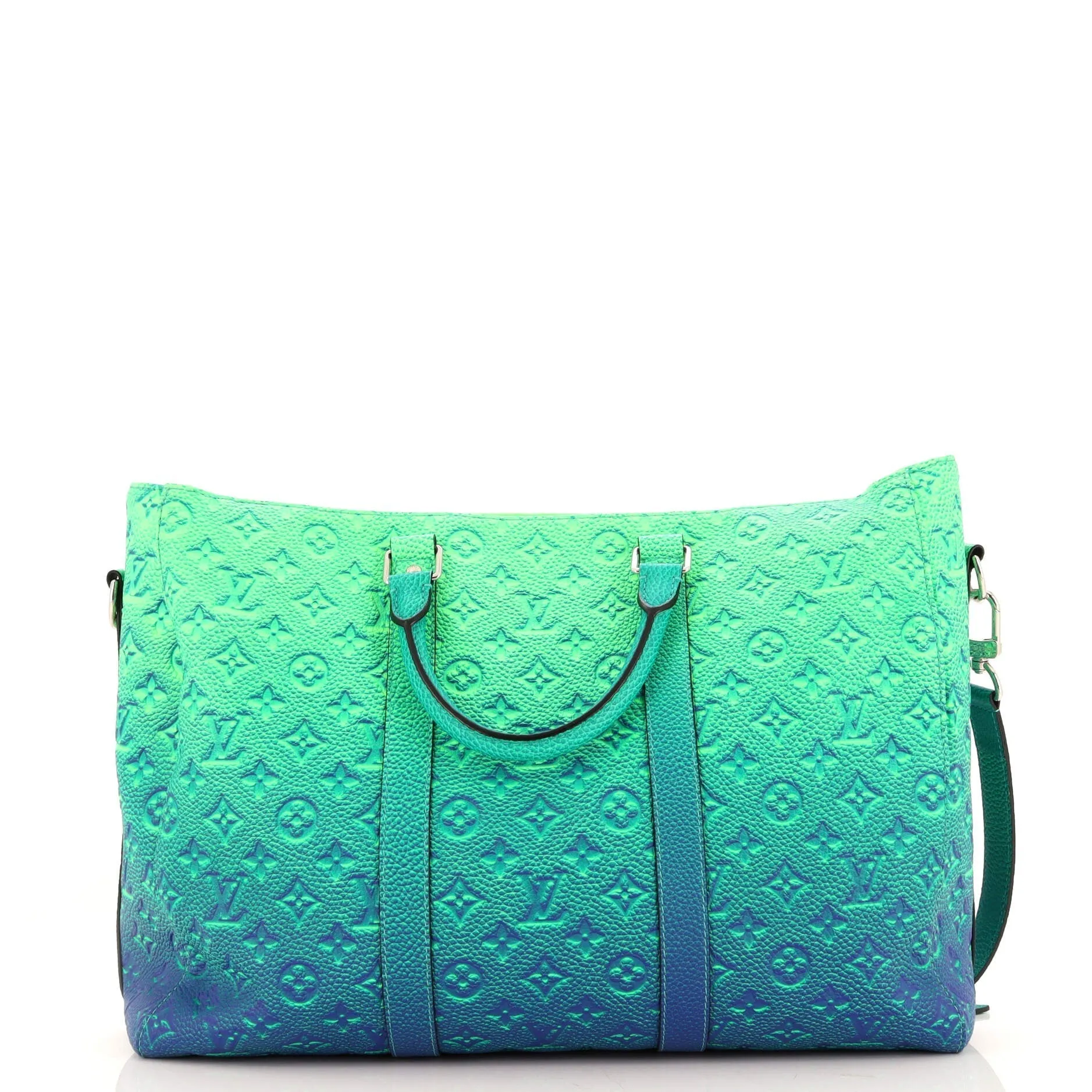Designer Keepall Tote Limited Edition Illusion Monogram Taurillon Leather