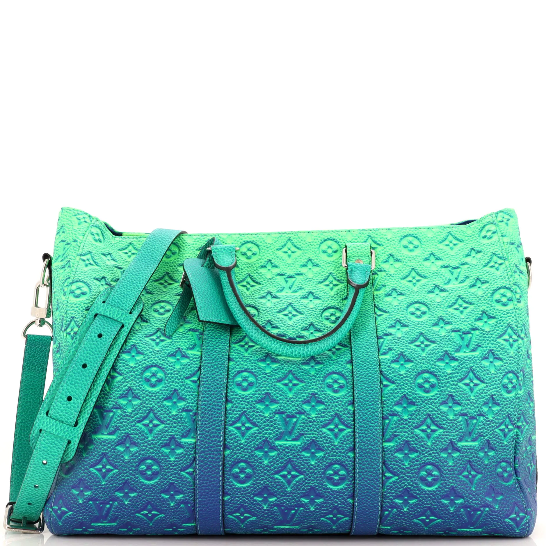 Designer Keepall Tote Limited Edition Illusion Monogram Taurillon Leather