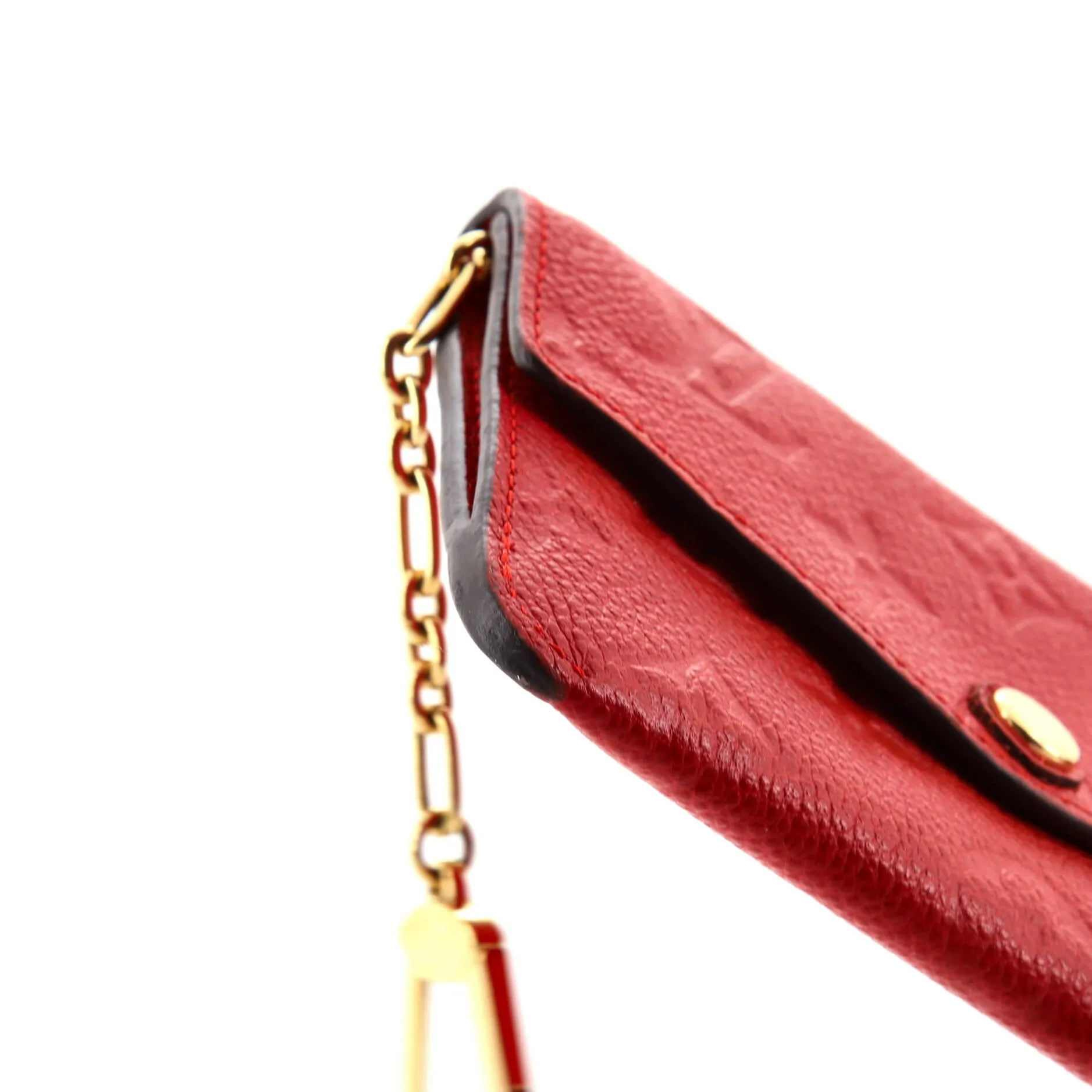 Designer Key Pouch Monogram Empreinte Leather