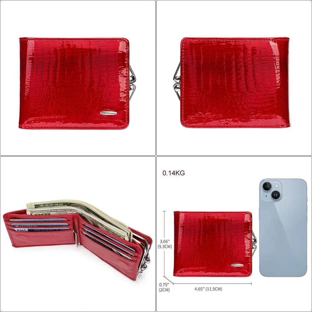 Designer Leather Wallet for Women Coins & Cards Evening Clutch