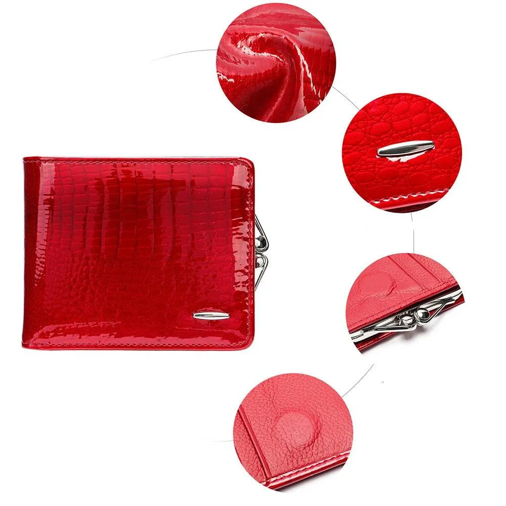 Designer Leather Wallet for Women Coins & Cards Evening Clutch