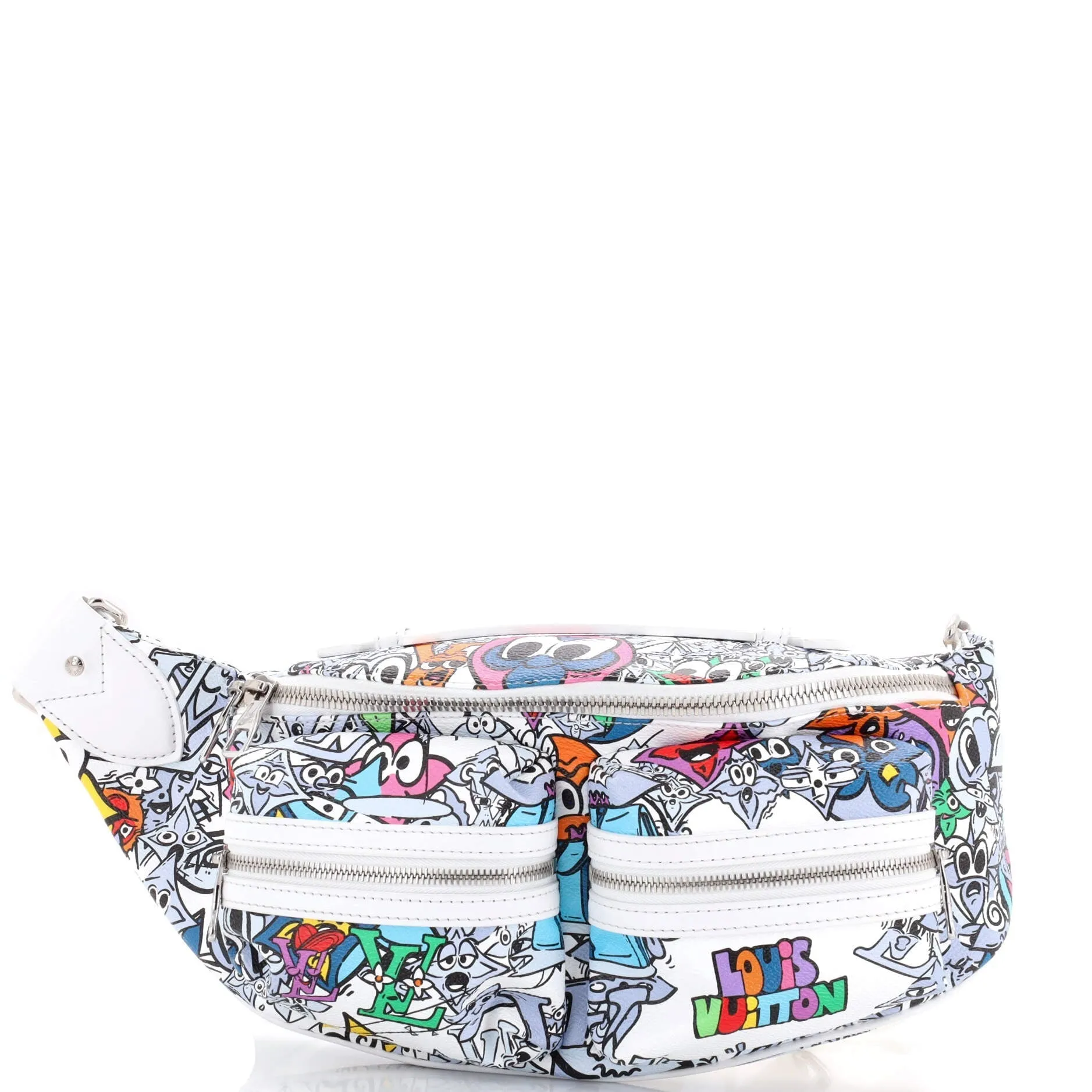 Designer Multipocket Bumbag Limited Edition Monogram Comics Canvas