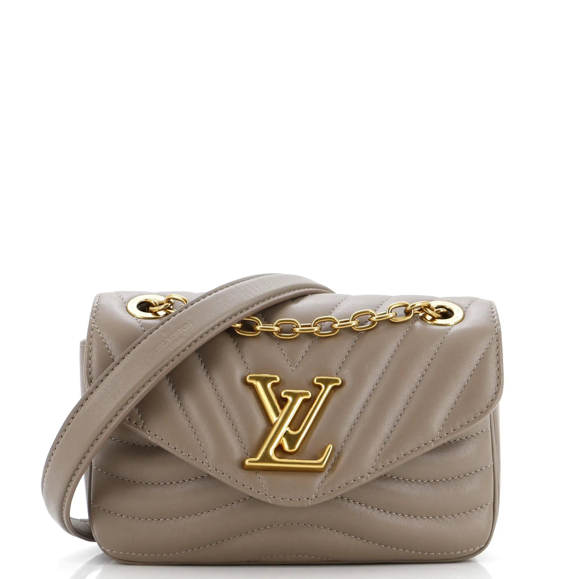 Designer New Wave Chain Bag NM Quilted Leather PM
