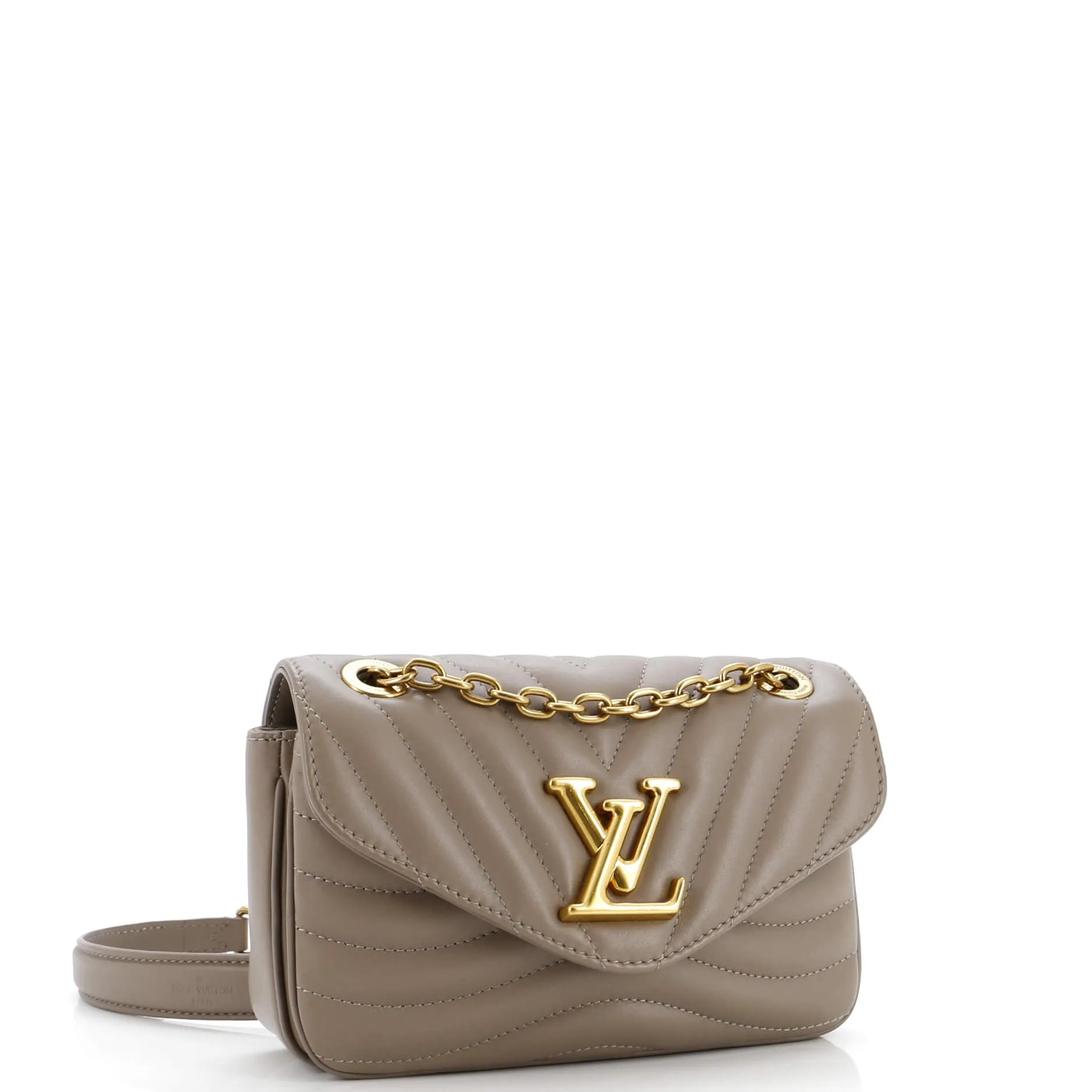 Designer New Wave Chain Bag NM Quilted Leather PM