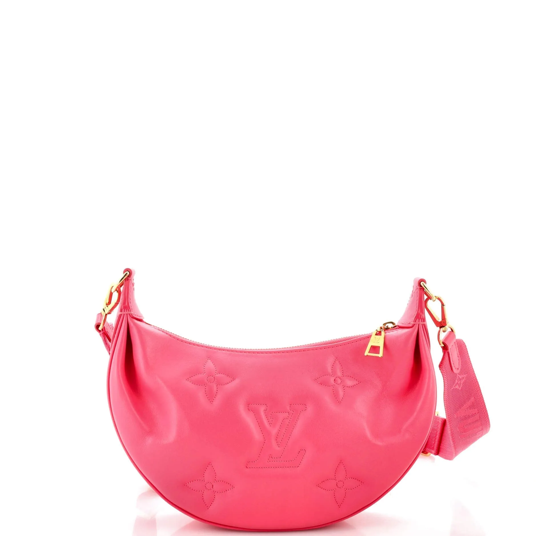 Designer Over The Moon Bag Bubblegram Leather