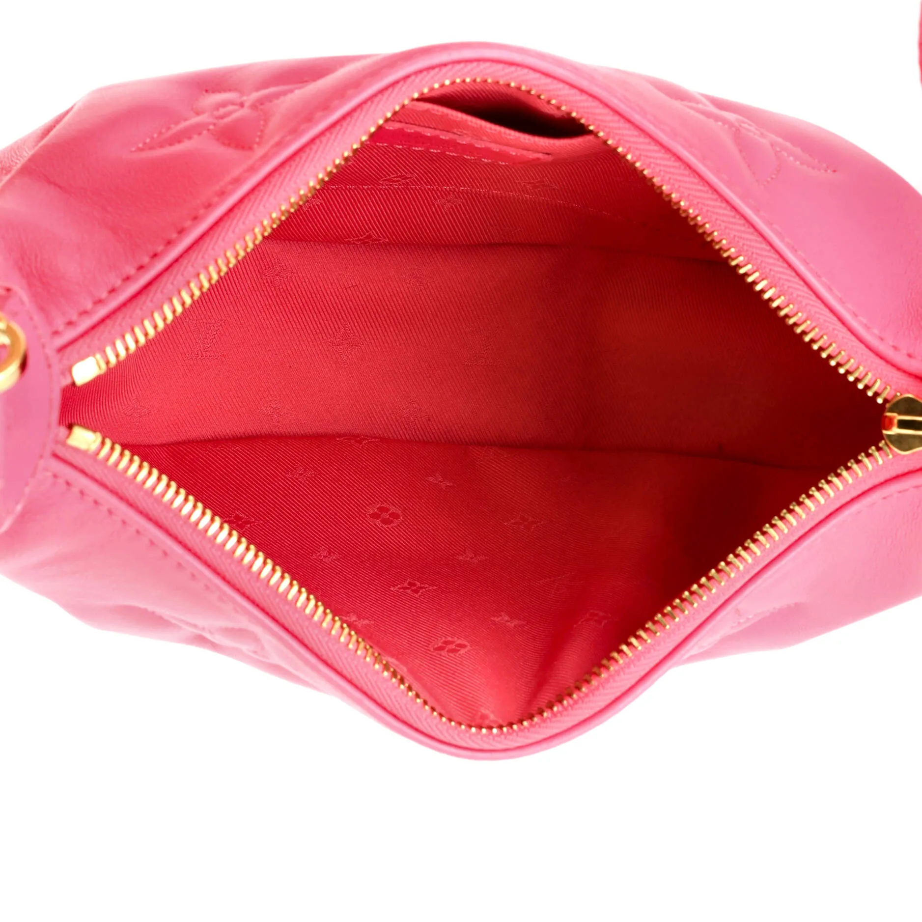 Designer Over The Moon Bag Bubblegram Leather