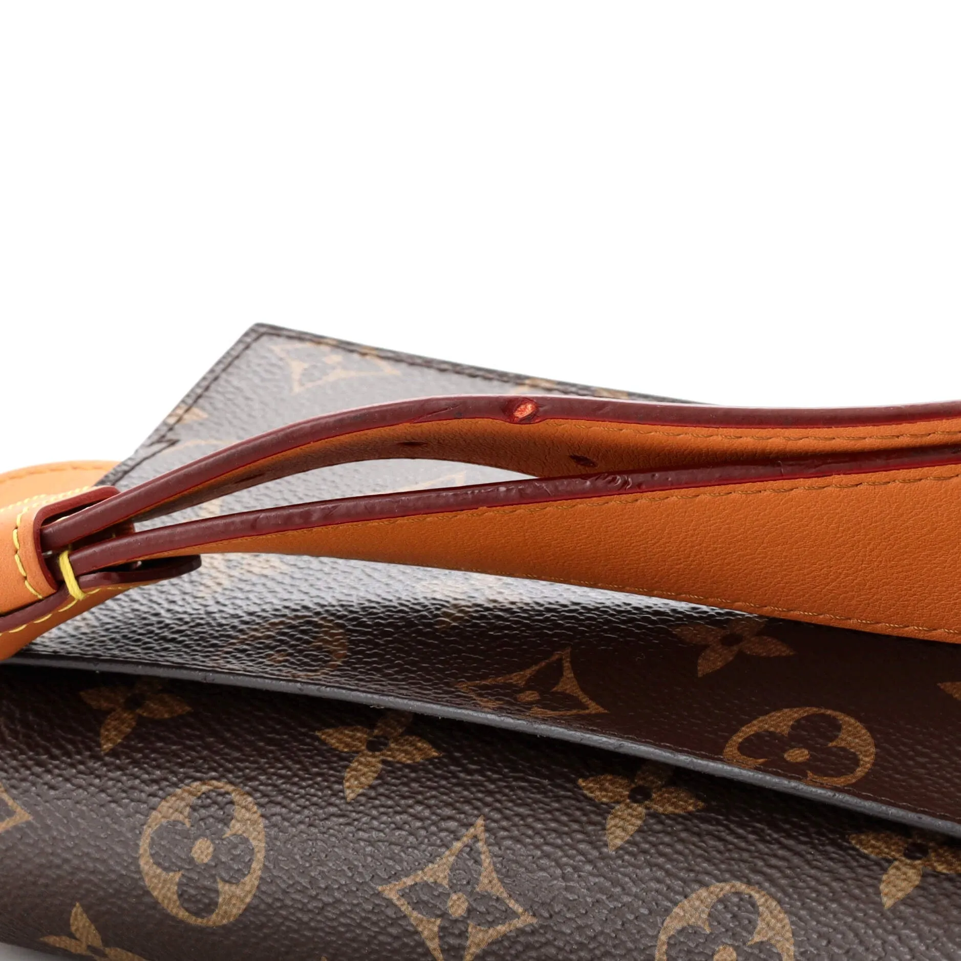 Designer S Lock Belt Pouch Monogram Canvas