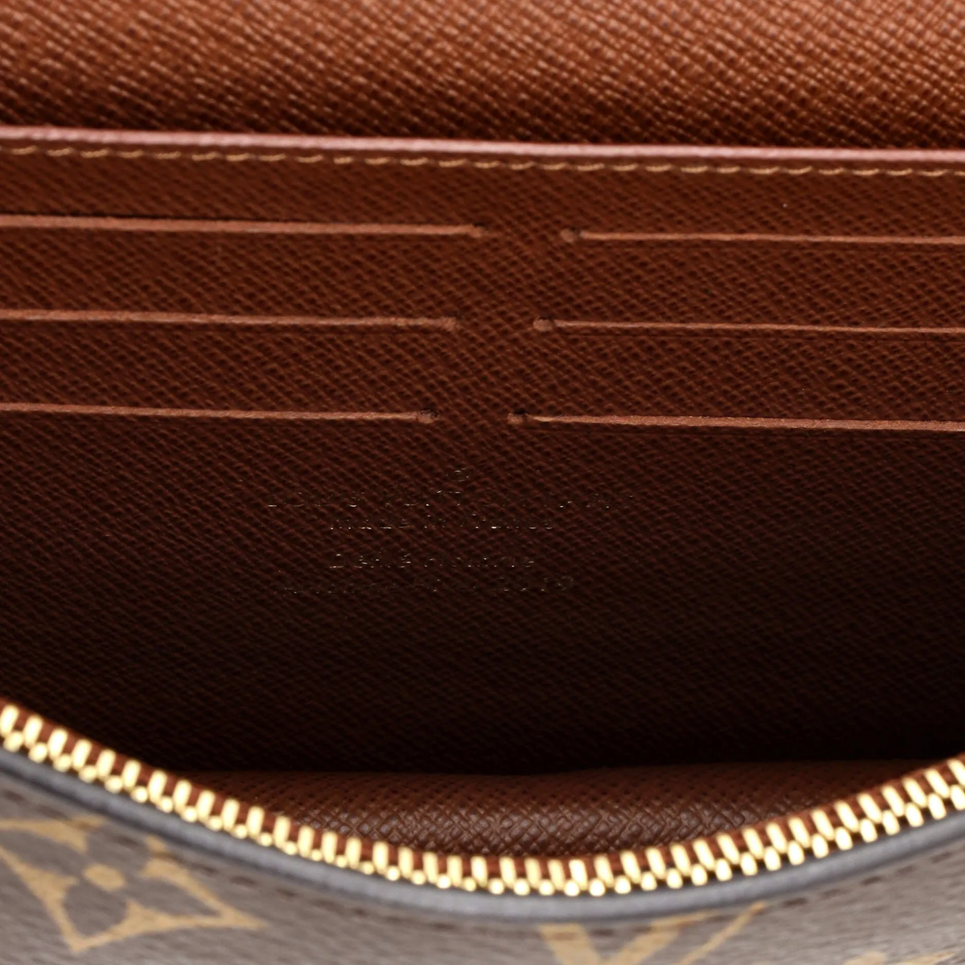 Designer S Lock Belt Pouch Monogram Canvas