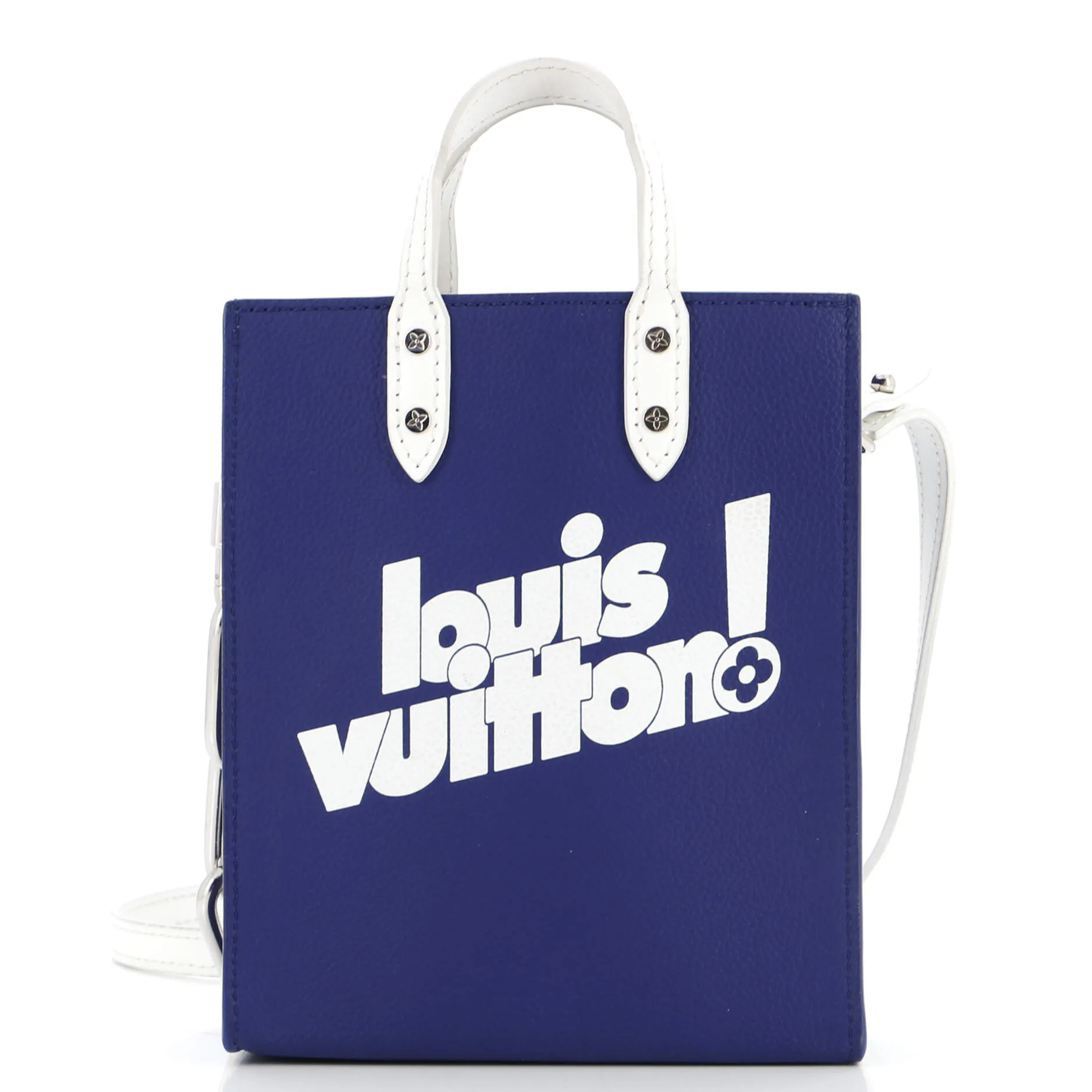 Designer Sac Plat Bag Everyday Signature Printed Leather XS