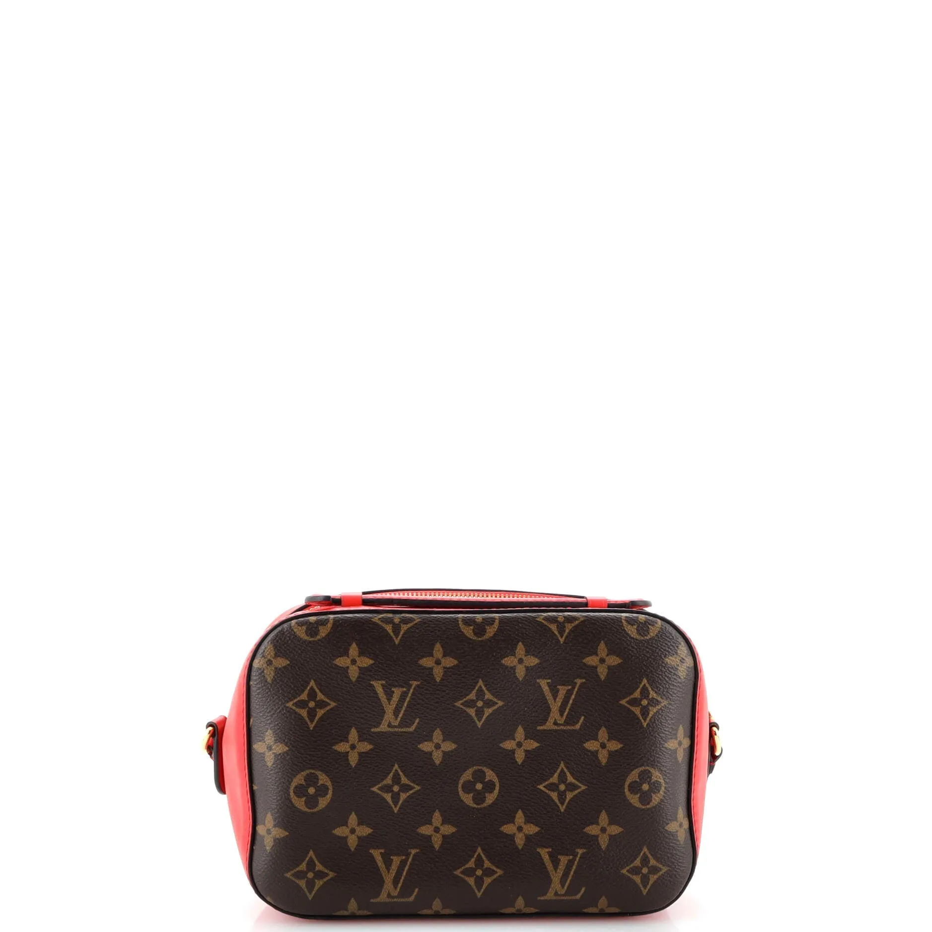Designer Saintonge Handbag Monogram Canvas with Leather
