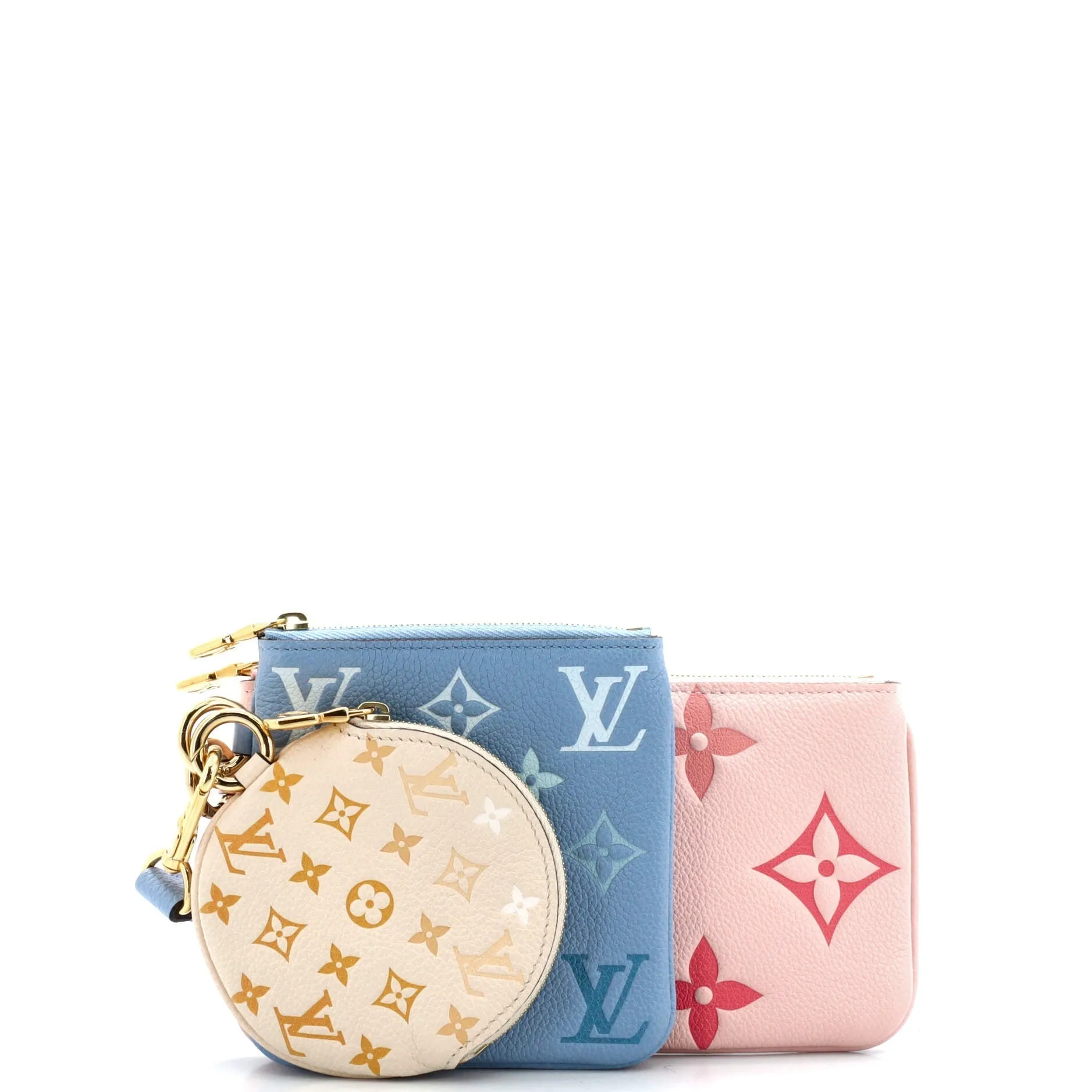 Designer Trio Pouch Set By The Pool Monogram Empreinte Giant