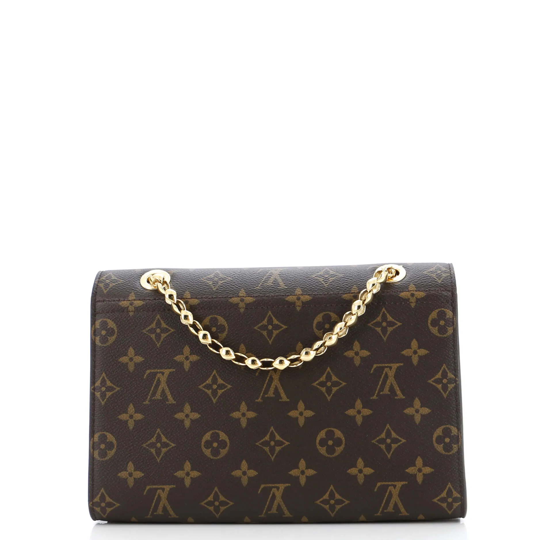 Designer Victoire Handbag Monogram Canvas and Leather