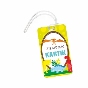 Dinosaur Luggage Tag