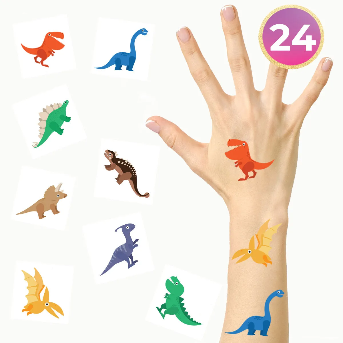 Dinosaur Temporary Tattoos