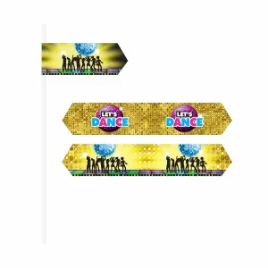 Disco Party Theme Drink Straws