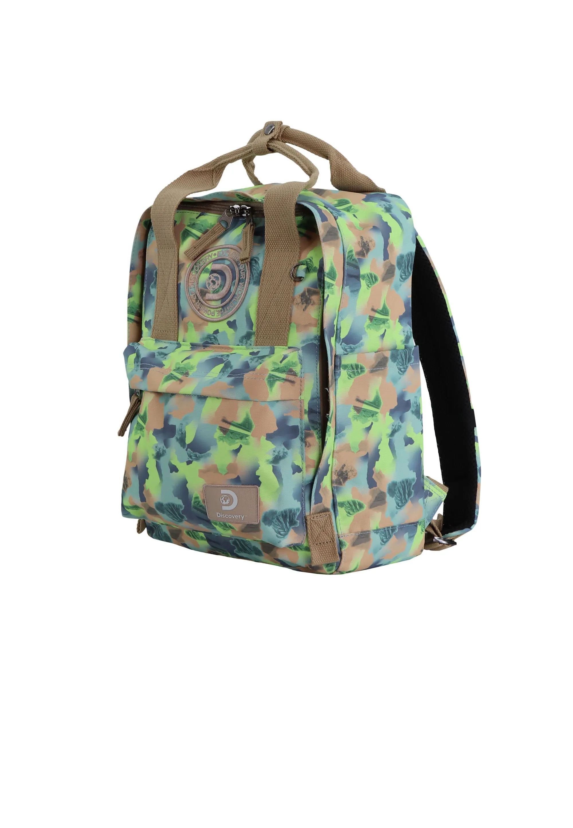 Discovery Cave Laptop Backpack / School Backpack Large Green