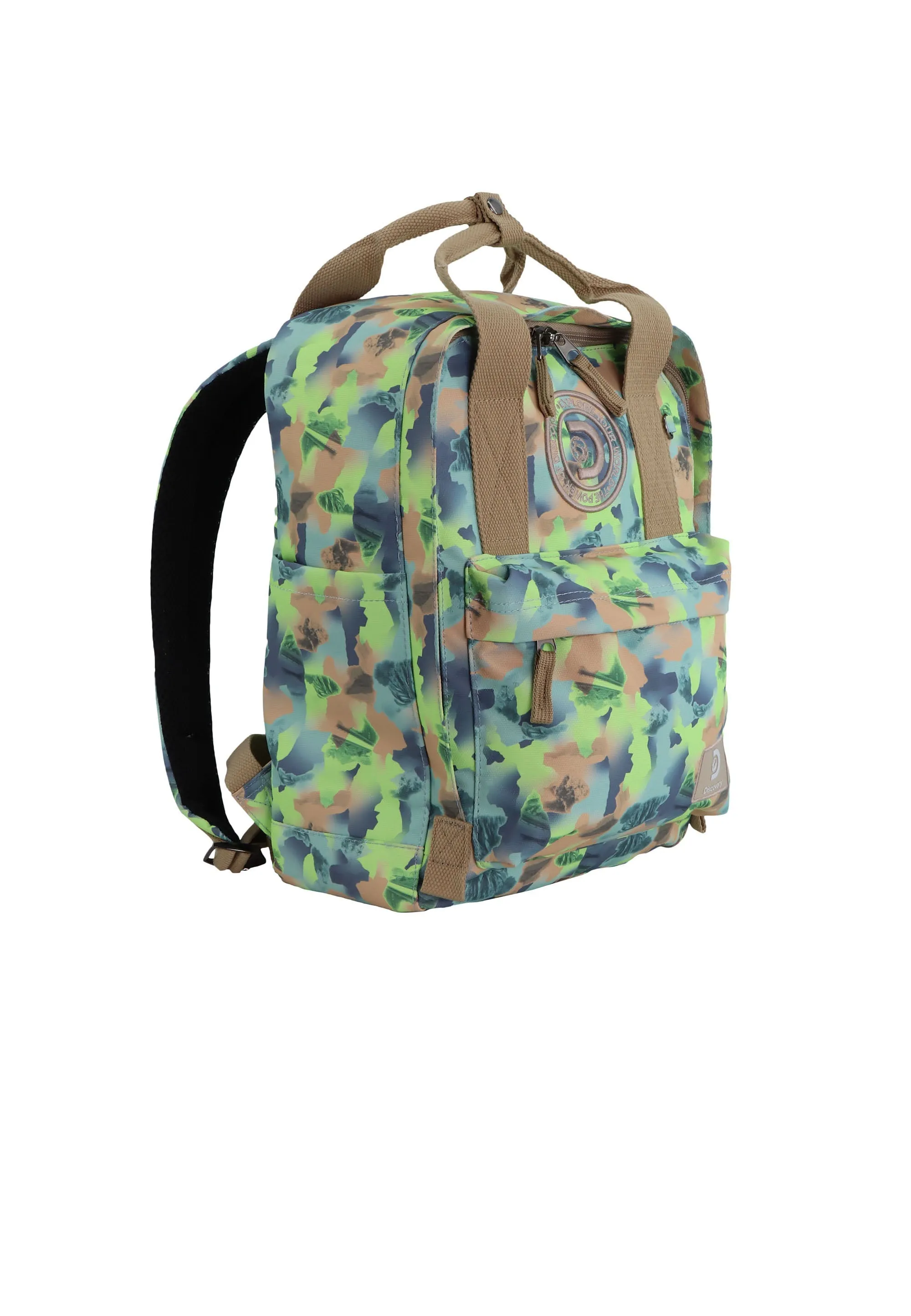 Discovery Cave Laptop Backpack / School Backpack Large Green