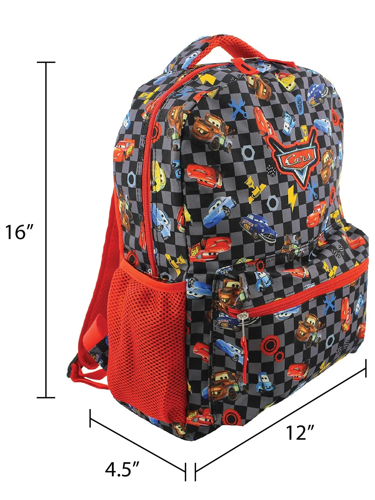 Disney Cars 16" School Backpack