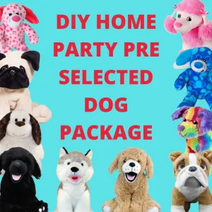 DIY Home Party Packages & T-Shirts Pre-Selected