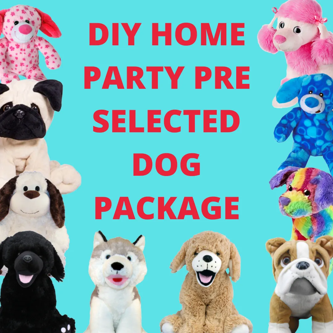 DIY Home Party Packages & T-Shirts Pre-Selected