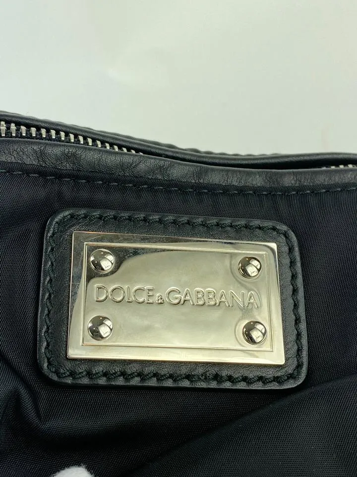 Dolce&Gabbana Black Fanny Pack Waist Pouch Belt Bag  861929