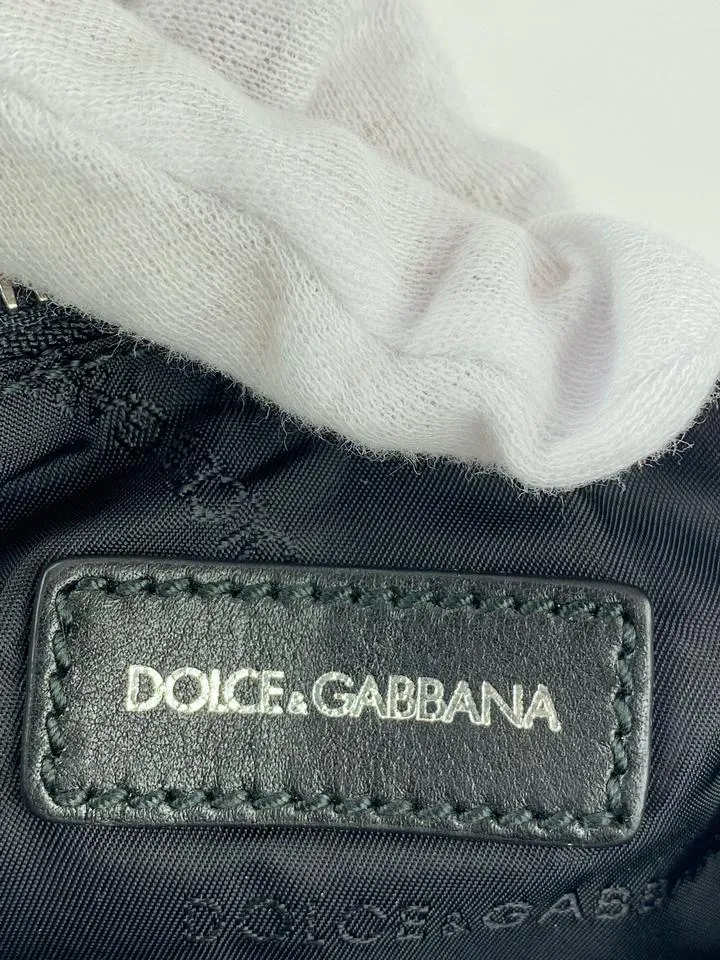 Dolce&Gabbana Black Fanny Pack Waist Pouch Belt Bag  861929