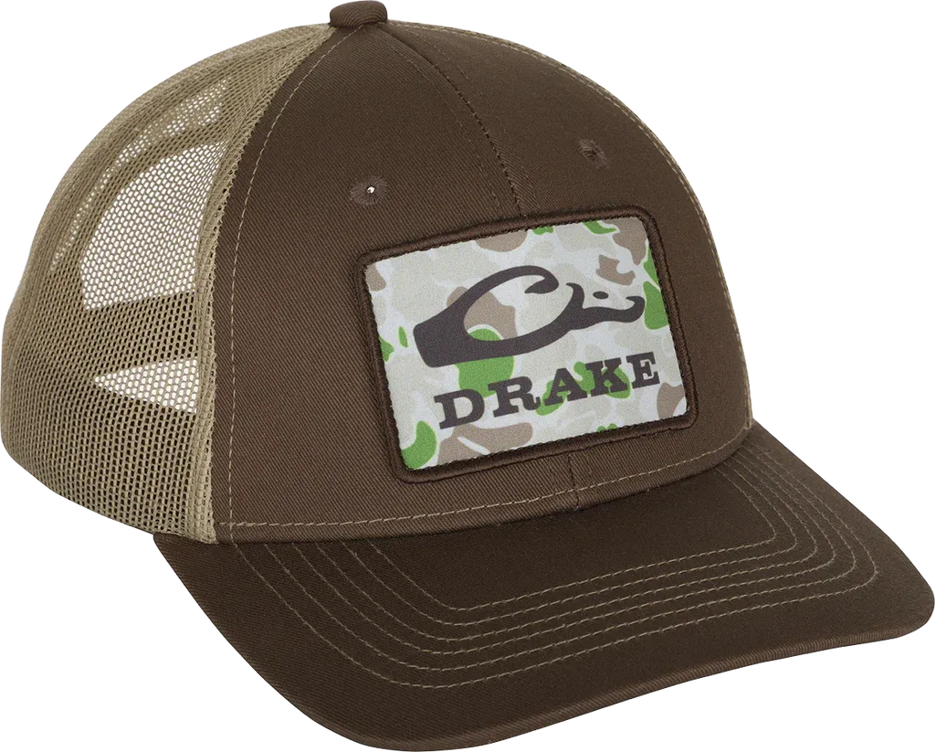 DRAKE OLD SCHOOL PATCH MESH BACK CAP
