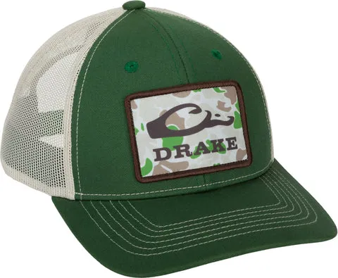 DRAKE OLD SCHOOL PATCH MESH BACK CAP