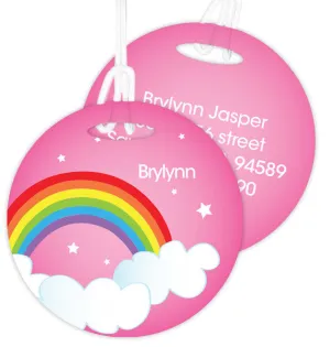 Dreamy Rainbow Personalized Bag Tag