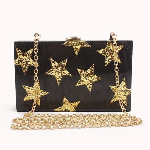 Elegant Acrylic Style Clutch
