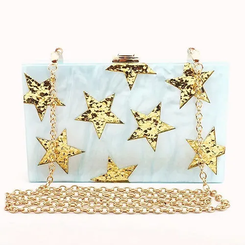 Elegant Acrylic Style Clutch