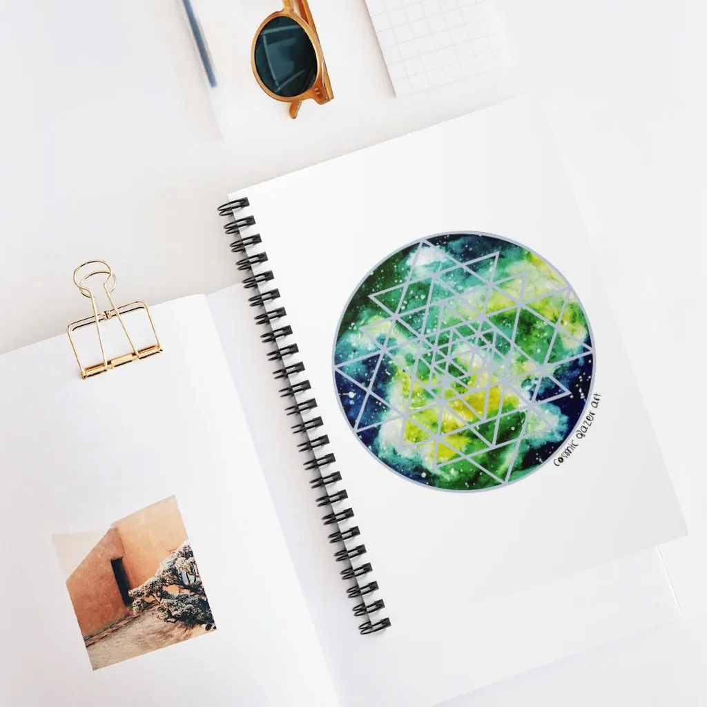 Element Sri Yantra Spiral Notebook - Ruled Line